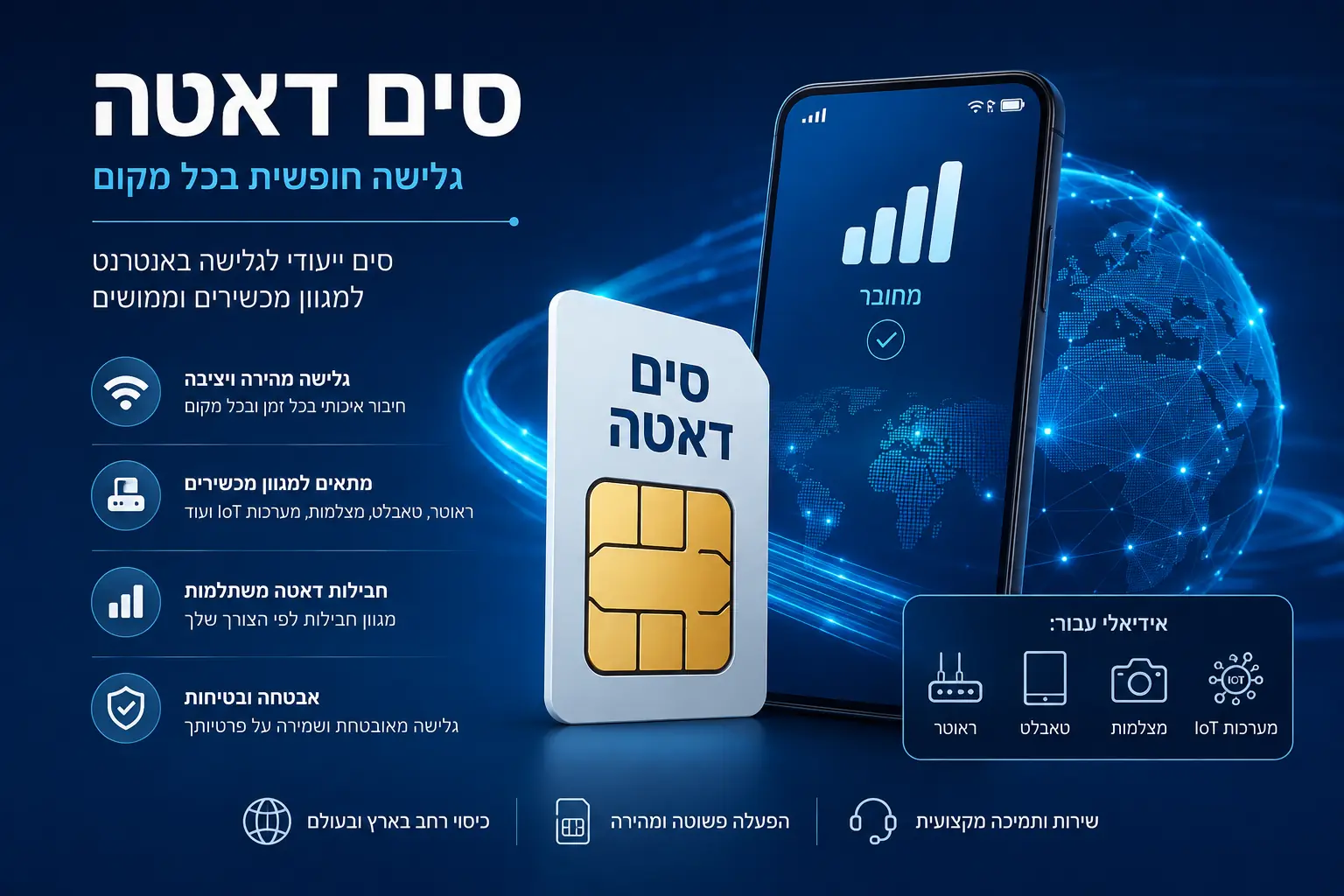 איך להישאר מחוברים בכל מקום בלי להסתבך עם חיבורי אינטרנט