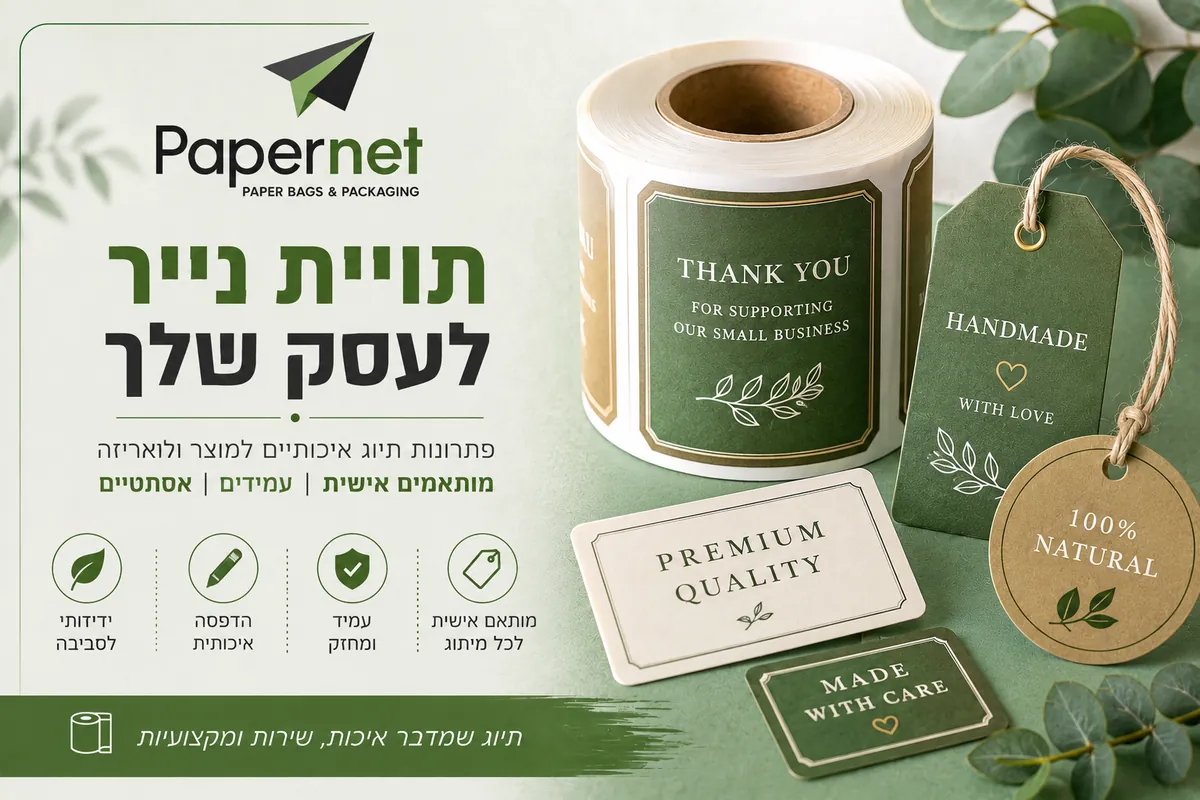 מיתוג אריזות בעלות נמוכה: איך מדבקות ותוויות נייר משדרגות כל מארז עסקי